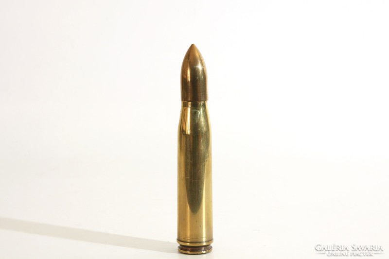 Copper cartridge lighter m=19cm d=3.3cm | cartridge case projectile ammunition shaped trench art