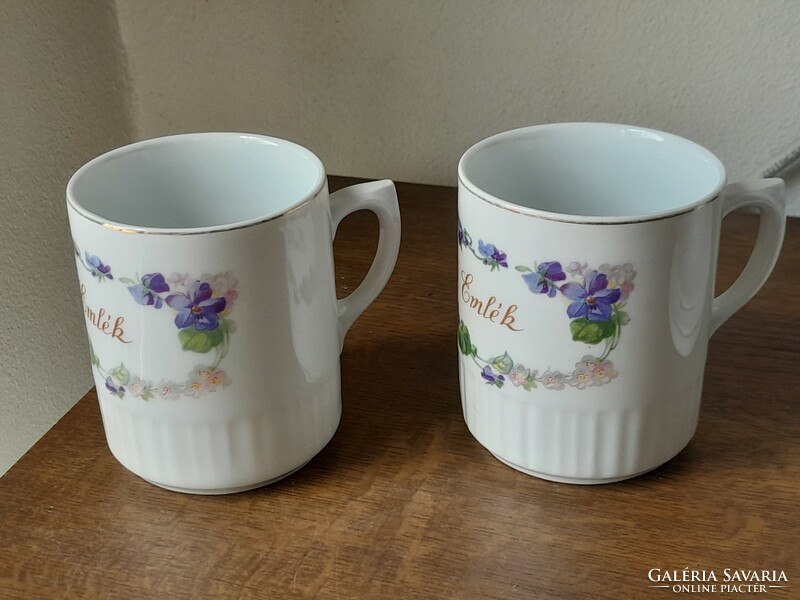 2 db  1920-30 as évekből származó ritka szép Zsolnay csésze