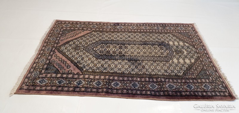 Of60 Pakistani Turkmen hand wool Persian carpet 93x140 free courier