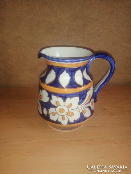 Marked ceramic jug - 15 cm high (29/d)
