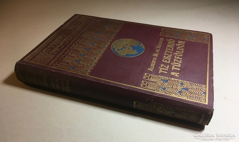 The library of the Hungarian Geographical Society (2 volumes) ten years in the land of fire - the land of cannibals