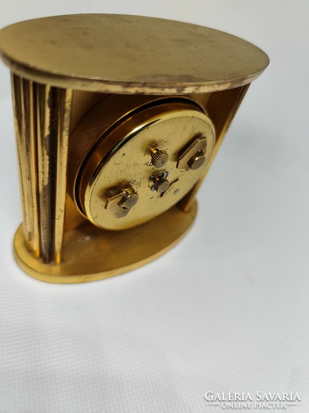 Antique Swiss table clock alarm clock. Geneve of Henri Blanc.