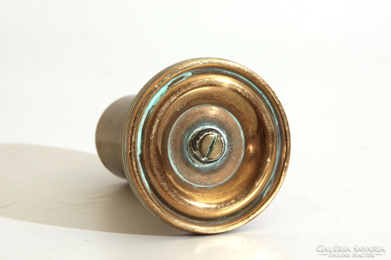 Copper table lighter m=12cm d=8cm | cartridge case cannon case trench art