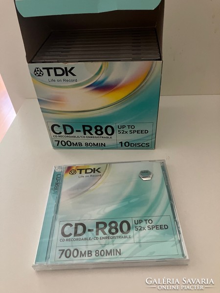 10 unopened tdk cd-r80
