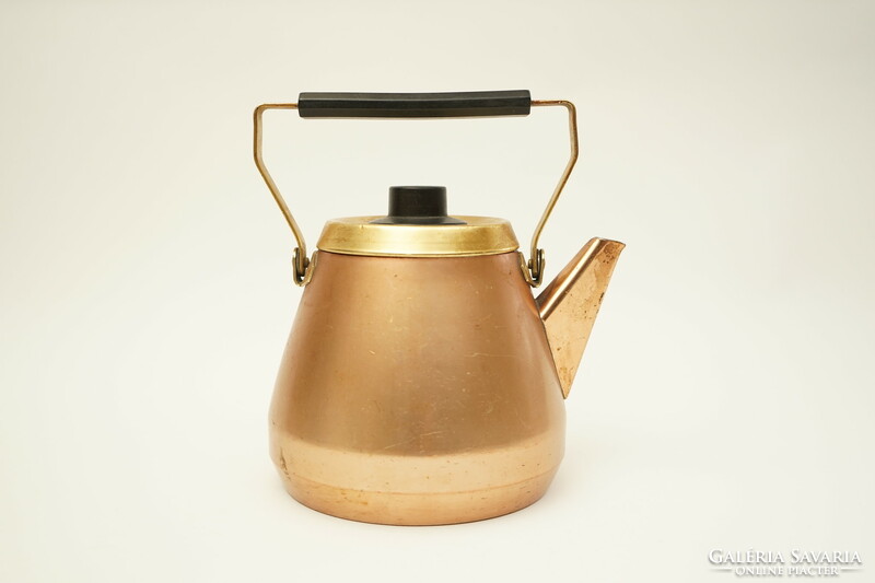Mid century triangle Norwegian tea pourer / retro tea kettle / old