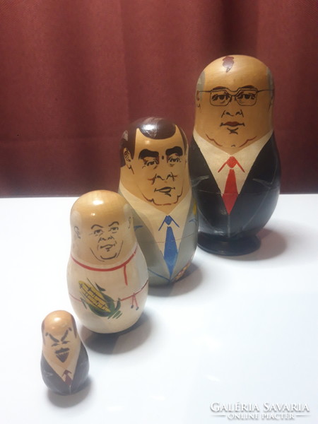 From Lenin to Gorbachev - Soviet matryoshka doll