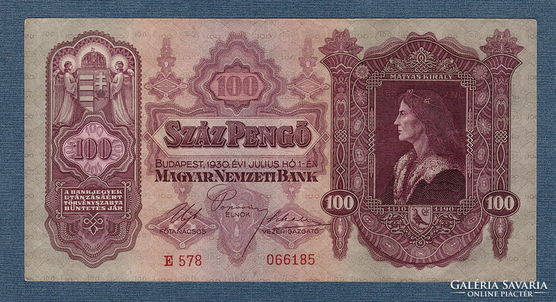 100 Pengő 1930  Ropogós