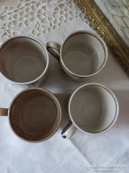 Sarreguemines mocha cups 4 pcs