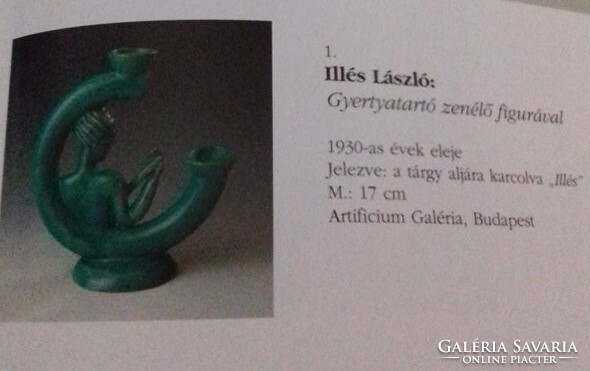 Über rare cultural history/historical period document: Luria-marked Illés pottery