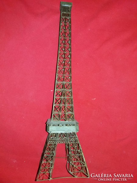 Antique giant metal eiffel - tower model statue to be repaired and soldered according to the pictures