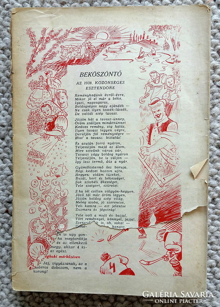 A Pesti Hírlap 1938 évi naptára