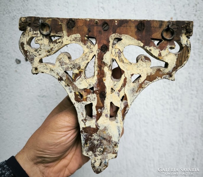 Antik àttört faragott Posztamens viràgtartó konzol szobor tartó viràgtartó barokk stílusú