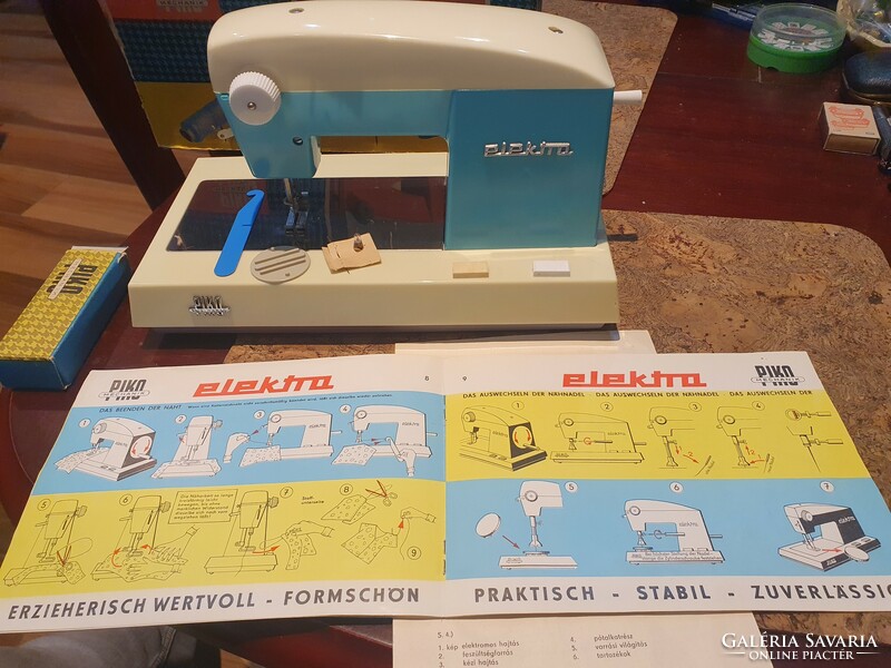 Retro piko elektra children's sewing machine, new social real cooper