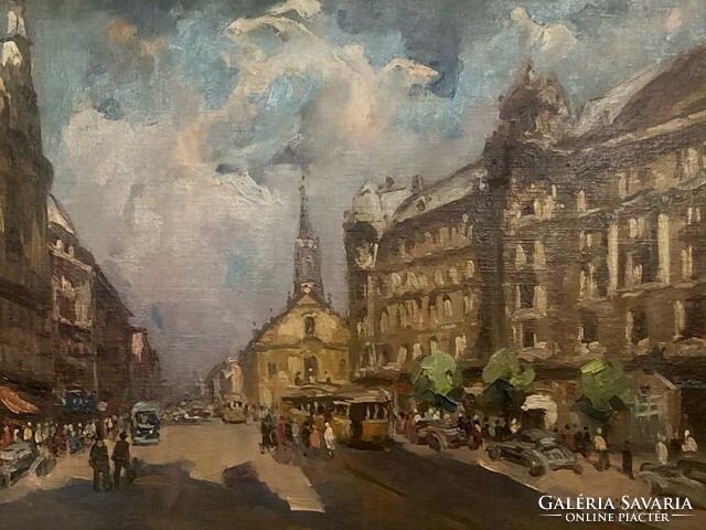Andor Károlyi: Budapest, Kecskemét Street (19.Sz.)