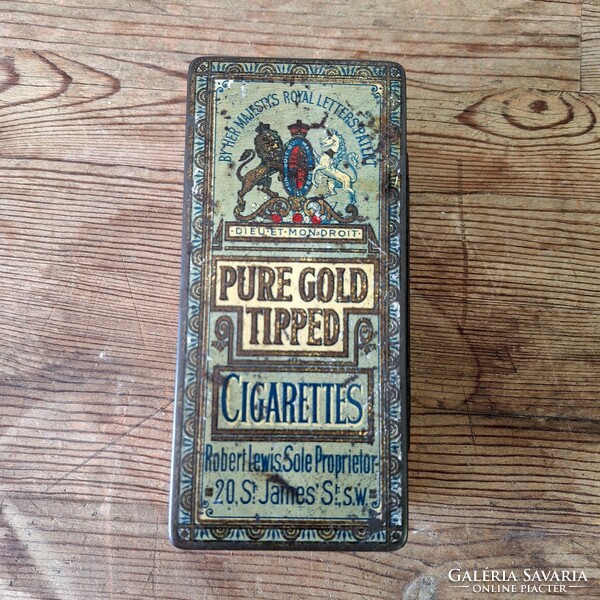 Antik cigaretta doboz 1890
