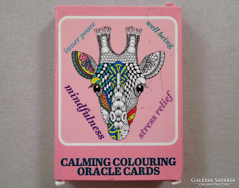 Rare retro vintage calming coloring oracle card calming coloring oracle card seed card gypsy card