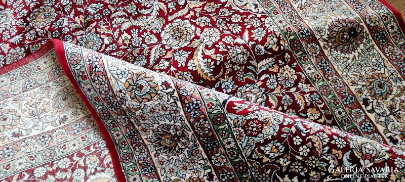 Csak luxust kedvelőknek! Exkluzív Hereke selyemszőnyeg faliszőnyeg szőnyeg ÚJ!