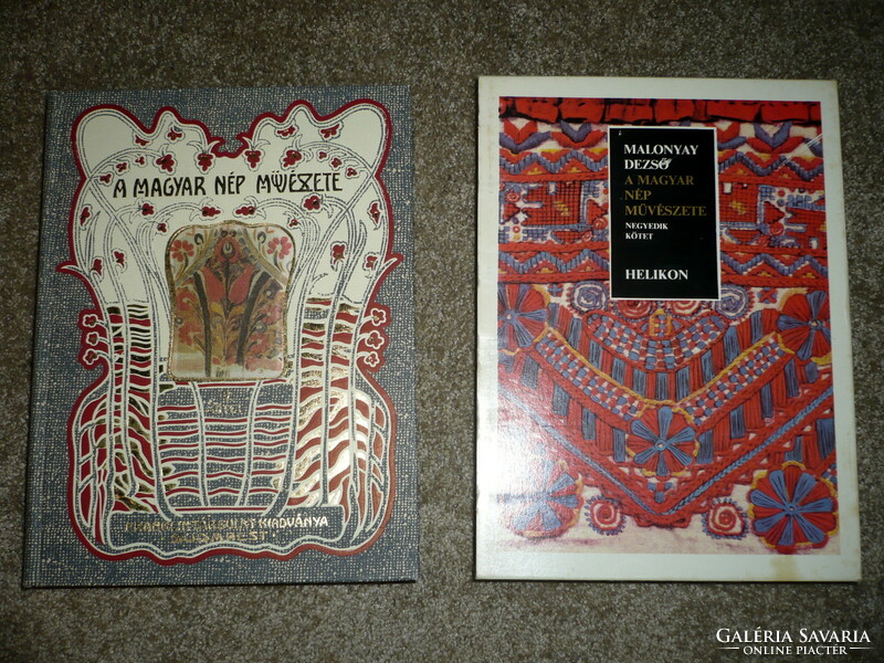 Dezső Malonyay: the art of the Hungarian people in the 1st and 2nd centuries. Volumes in a protective box