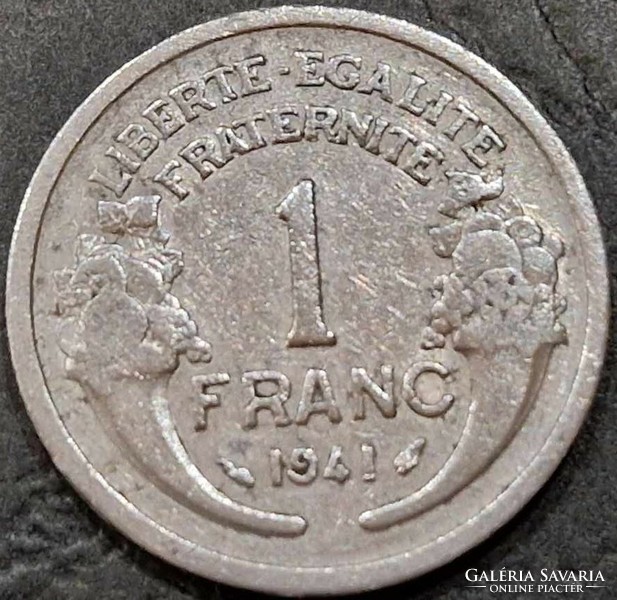 France 1 franc, 1941.