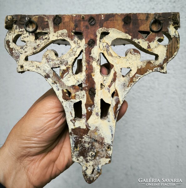 Antik àttört faragott Posztamens viràgtartó konzol szobor tartó viràgtartó barokk stílusú