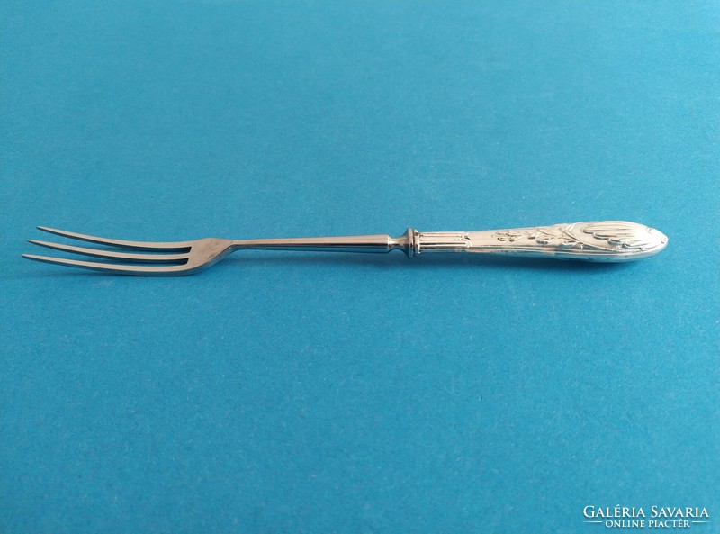 Silver fondue fork