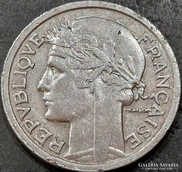 France 2 francs, 1944.