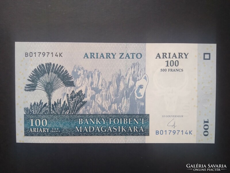 Madagaszkár 100 Ariary/500 Francs 2004 Unc