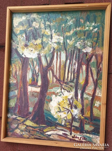 Felix Widder - forest - oil painting