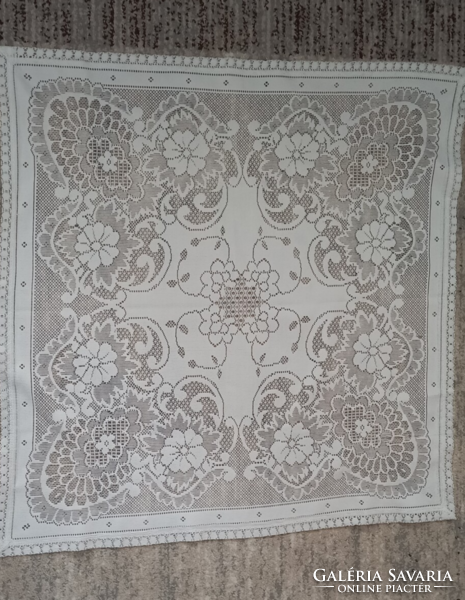 Synthetic lace tablecloth