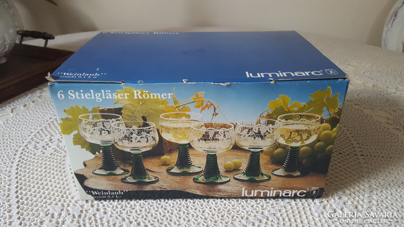Luminarc, Römer wine glasses, in original packaging
