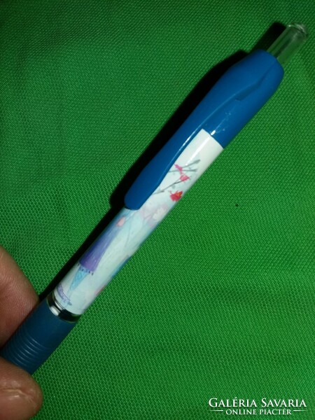 Quality original disney - ice magic ballpoint pen with plastic cover as shown in the pictures