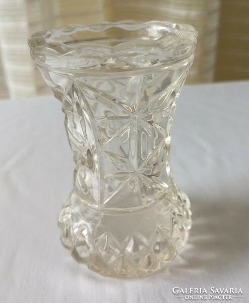 Polished glass vase / violet vase / mini vase for sale!