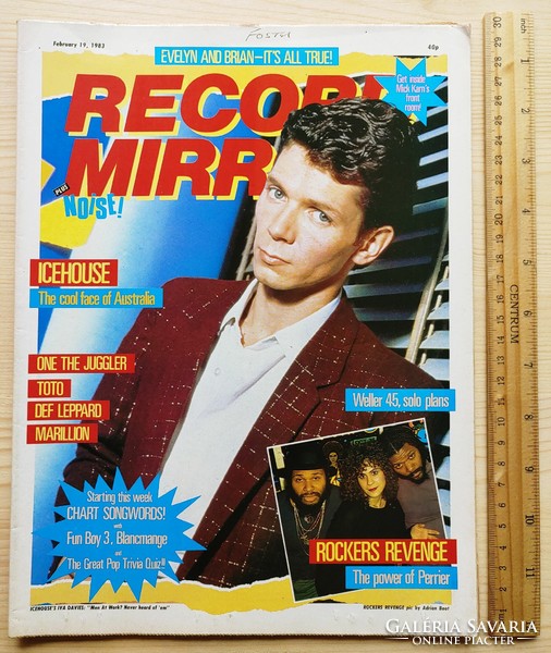 Record Mirror 1983/2/19 Icehouse Mick Karn Marillion Rockers Revenge Toto Bananarama Cheryl Lynn Bof