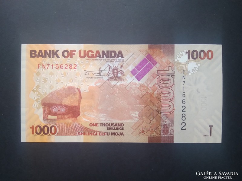 Uganda 1000 shillings 2022 oz