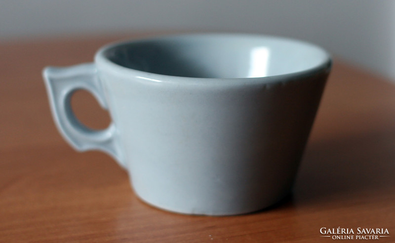 Gray thick-walled cup old vintage retro marked