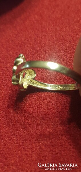 Ezüst 925-ös pillangós gyűrű