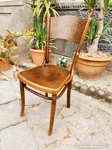 Beautiful, Art Nouveau original, marked j&j kohn - mazowia chair (thonet) in stable, beautiful condition