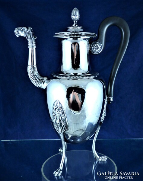 Beautiful, antique silver pourer, Paris, ca. 1820!!!
