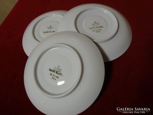 Eschenbach quality German porcelain, tea cup coaster, three pieces. Jokai.