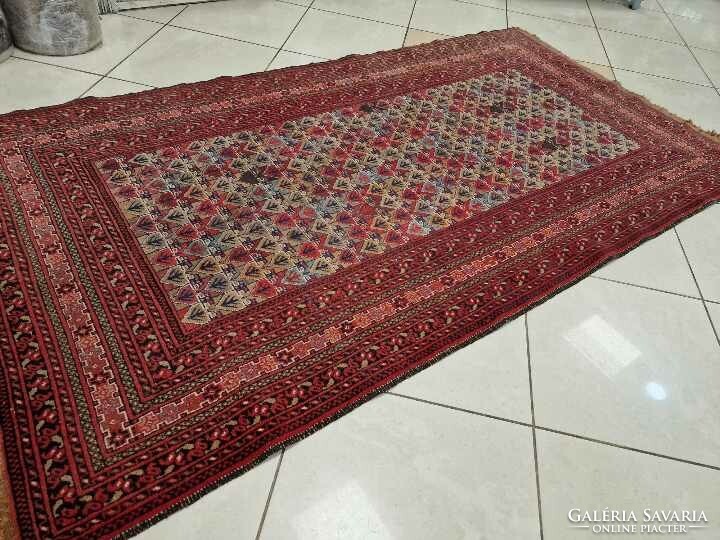 Afghan nomad zahir shahi 110x205 hand knotted wool persian rug bfz631