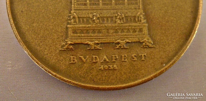 Bronze medal of King Szent István 1938.