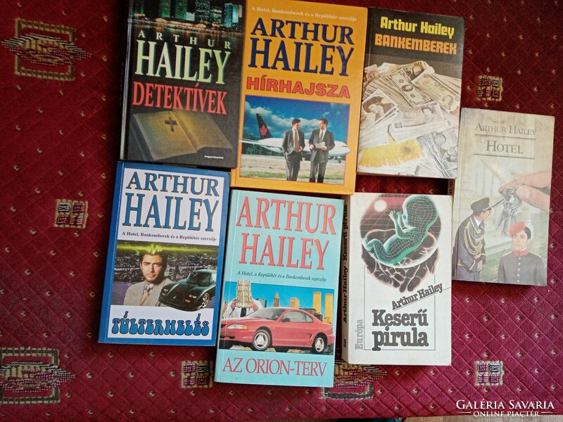 Arthur Hailey-7 db regénye