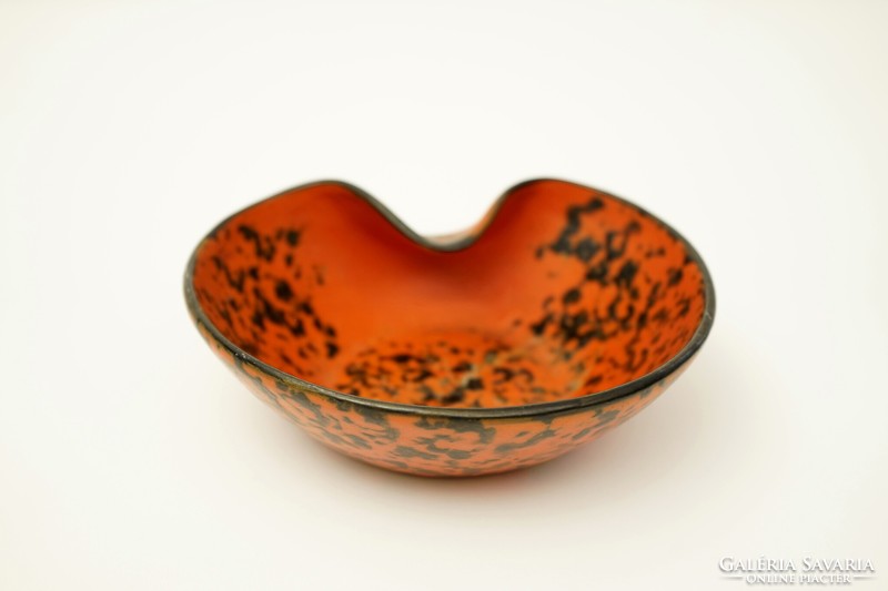 Rare lake head ceramic bowl / arts and crafts bowl / ashtray / retro old / ashtray