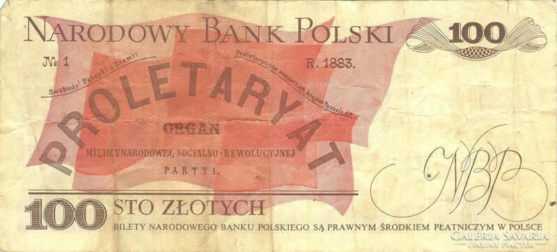 100 Zloty zlotych Poland 1982