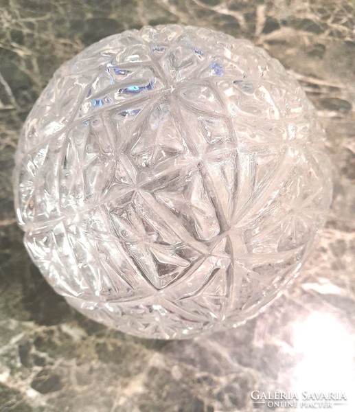 RETRÓ 2db:fali lámpa komplett+ kristály-szerű üvegbúra