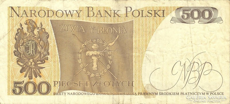 500 Zloty zlotych 1982 Poland 1.