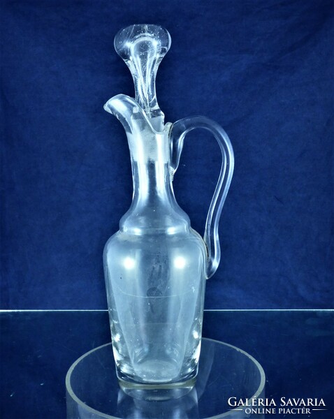 Very rare, antique glass spout, approx. 1800!!!