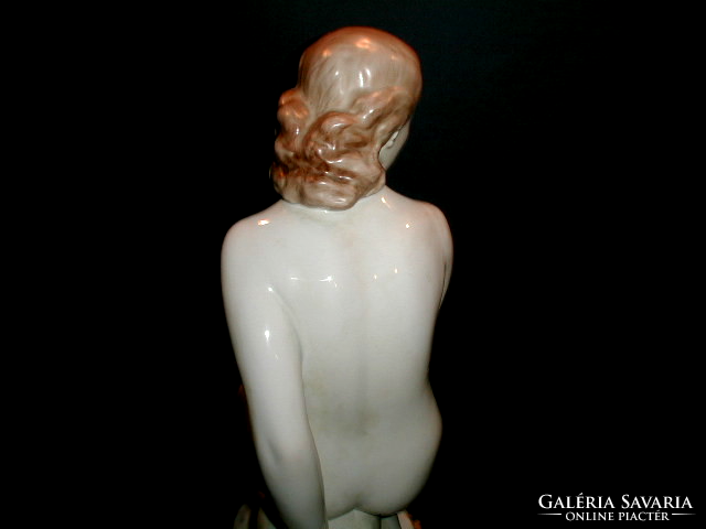 Herend is a large nude figure 45 cm tall