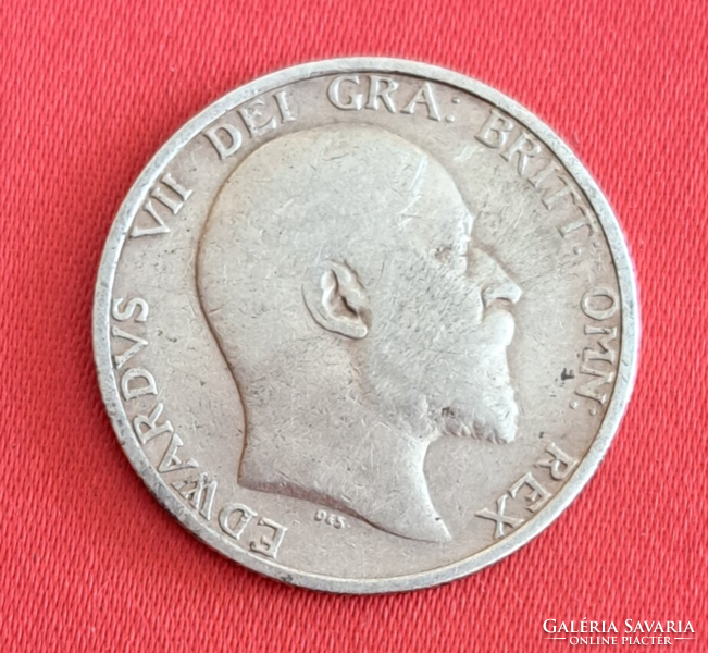 1910 Silver English 1 Shilling (733)