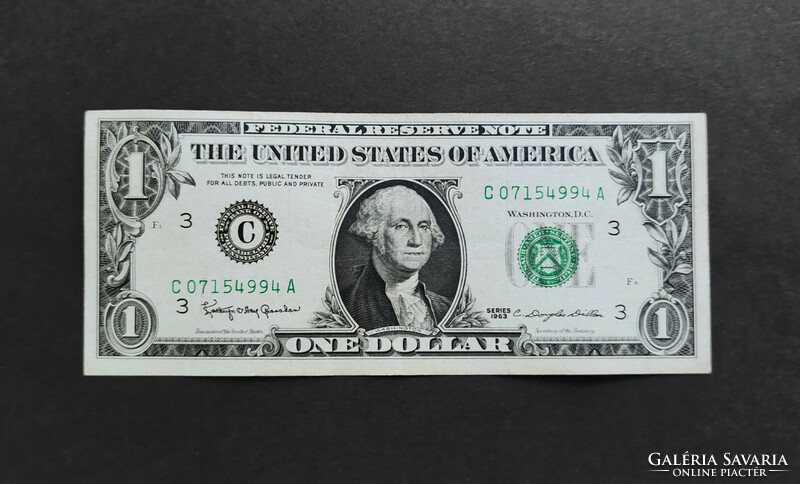 Rare! US $1 1963, 